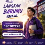 Beasiswa Relasi Akademik Amikom dengan Kode Referral 190302278
