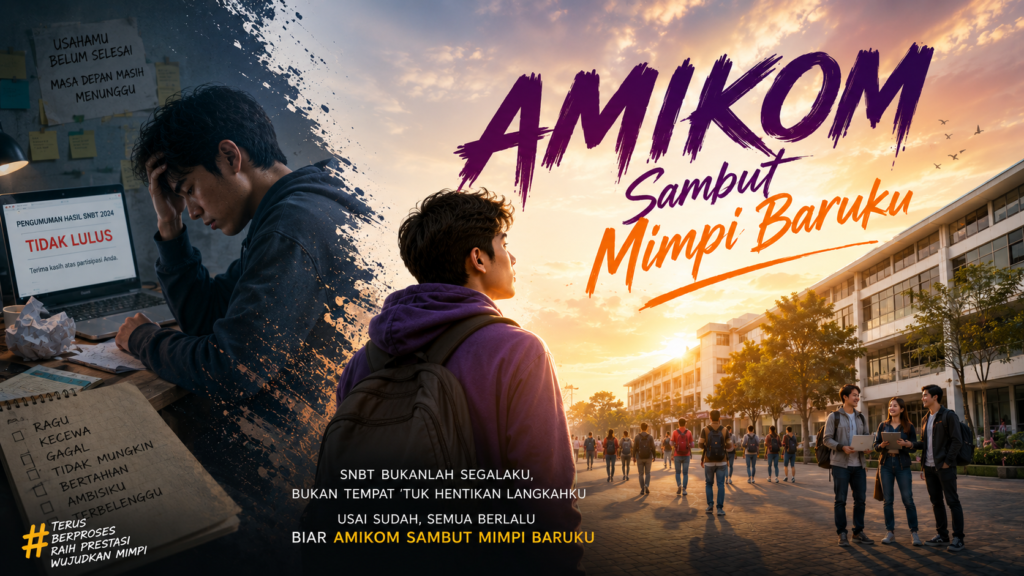 Amikom Sambut Mimpi Baruku, Gunakan Kode Referral PMB Amikom 190302278